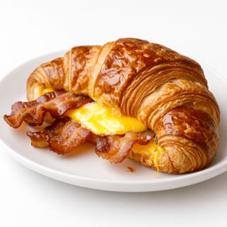 Bacon & Cheese Croissant Sando