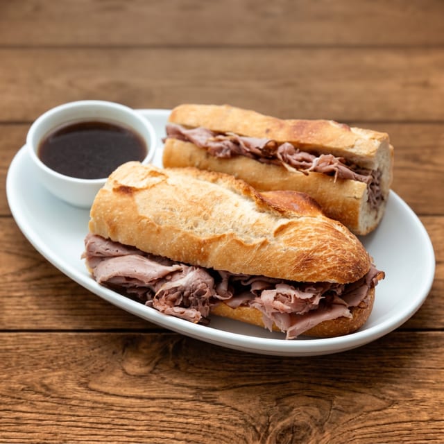 French Dip Sandwich.